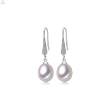 Natural Freshwater AAAA S925 Sterling Silver Hooks Pearl Earring